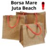Borsa Mare Ricamata Personalizzata con manici rigidi
