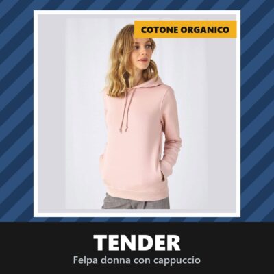 Felpa Donna con Cappuccio TENDER