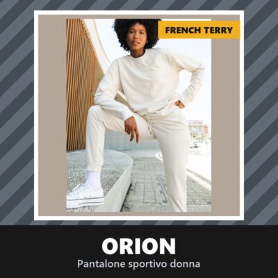 Pantalone in French TERRY Donna Orion
