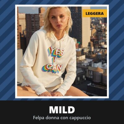 Felpa Donna con Cappuccio Mild