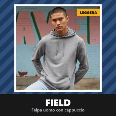 Felpa Uomo con Cappuccio FIELD