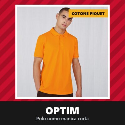 Polo Uomo Personalizzata con Ricamo – Optim