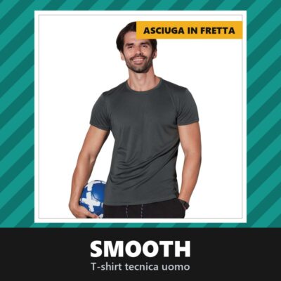 T shirt tecnica uomo Smooth