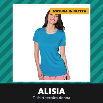 T Shirt Tecnica Donna Alisia