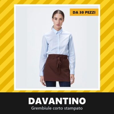 Grembiule Corto o Davantino Stampato
