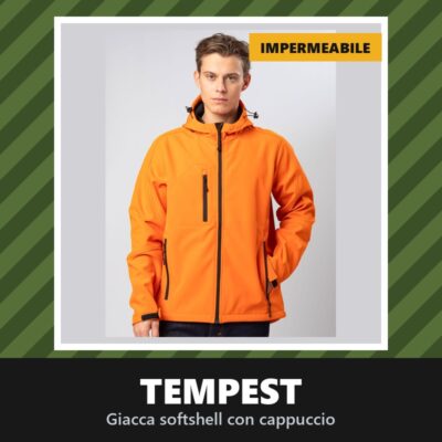 Giacca in Soft-Shell Tempest
