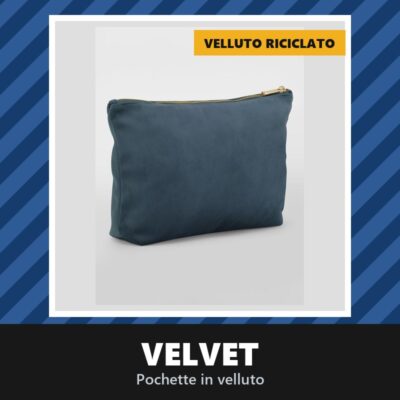 Pochette in velluto Velvet