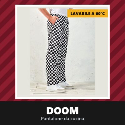 Pantalone da cucina Doom