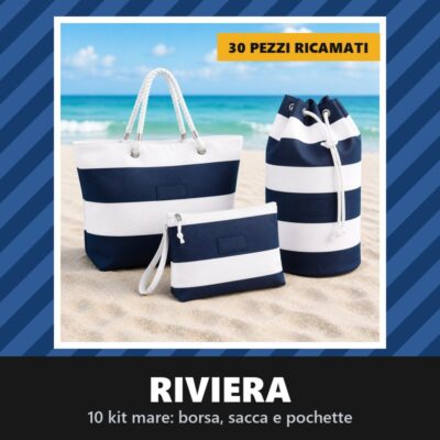 Linea Riviera - 10 kit mare personalizzati