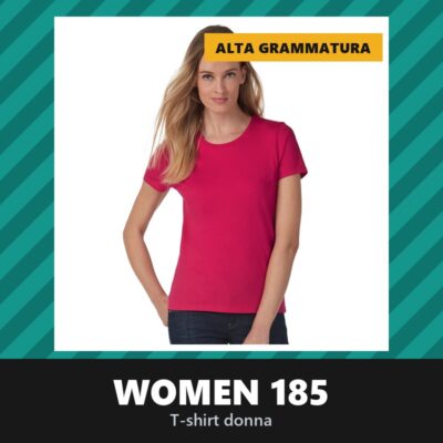 T-Shirt Donna Personalizzata con Ricamo – WOMEN 185 g