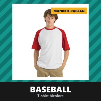 T-Shirt Baseball 185 gr.