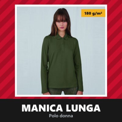 Polo Donna a Manica Lunga