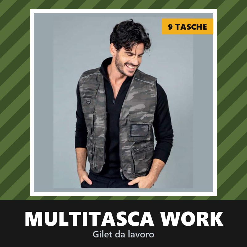 Gilet Smanicato Multitasca Work