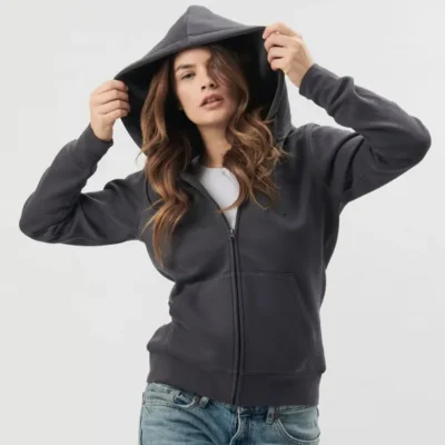 Felpa Donna Zip e Cappuccio Medusa